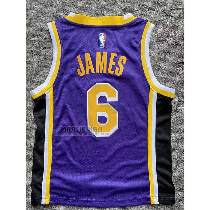 Maglia
 LeBron James NO 6 Bambino
 Los Angeles Lakers Statement Viola

